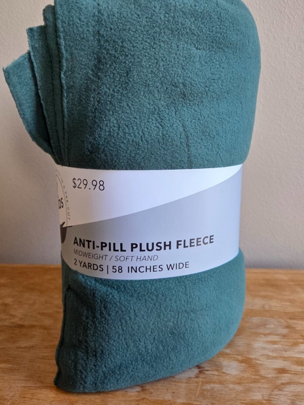 Anti Pill Polar Midweight Fleece 2 Yards (72"x58") Forest Green Soft Hand